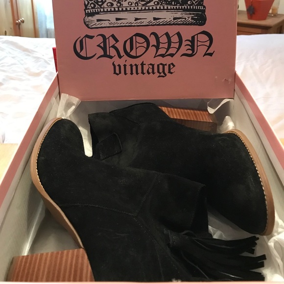 Crown vintage size 10M black - Picture 2 of 7